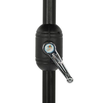 7.5' X 7.5' Bistro Market Patio Umbrella Slate Gray - Island Umbrella 12 7.5' X 7.5' Bistro Market Patio Umbrella Slate Gray - Island Umbrella - Image 10