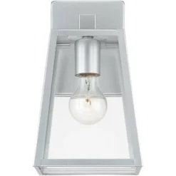 John Timberland Arrington Modern Outdoor Wall Light Fixture Silver Steel 10 3/4" Clear Glass For Post Exterior Barn Deck House Porch Yard Posts Patio 10 John Timberland Arrington Modern Outdoor Wall Light Fixture Silver Steel 10 3/4" Clear Glass For Post Exterior Barn Deck House Porch Yard Posts Patio -Garden Promotional Store GUEST 4f4253c3 f57b 4dc6 be66 9710ab997df9
