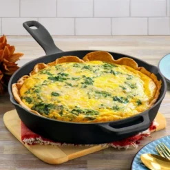 Oster® Oster Castaway 12 Inch Cast Iron Round Frying Pan With Dual Spouts -Garden Promotional Store GUEST 51deab18 2210 4001 9fab 27f42bf11d4c