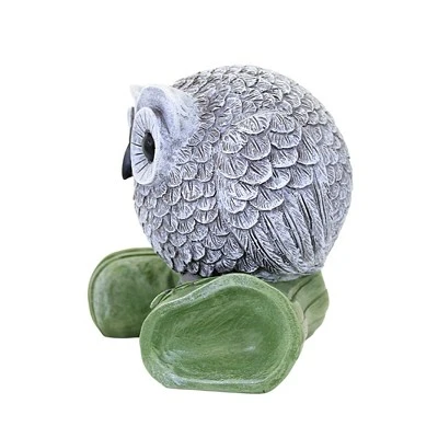 Home & Garden Owl On Boot Pudgy Pal Statue - One Garden Statue 7 Inches - Garden - 18998 - Polyresin - Multicolored 4 Home & Garden Owl On Boot Pudgy Pal Statue - One Garden Statue 7 Inches - Garden - 18998 - Polyresin - Multicolored - Image 2