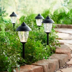 John Timberland Concord Black 18" High LED Landscape Path Lights Set Of 2 -Garden Promotional Store GUEST 55e933b7 31bd 4a04 ad8f a12059698a9f