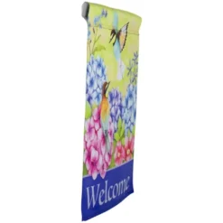 Northlight Welcome Floral Hummingbird Outdoor Garden Flag 12.5" X 18" -Garden Promotional Store GUEST 5878030c e3b6 4c9f a086 3519724799e5