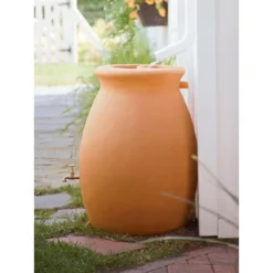 Rainwater Urn, 50 Gallon, 4' Hose Included, Brass Water Spigot, Removable Top -Garden Promotional Store GUEST 59f92f04 f492 430c a0bf bbe97e274689