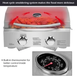 Costway 2 Burner Portable BBQ Table Top Propane Gas Grill Stainless Steel 15 Costway 2 Burner Portable BBQ Table Top Propane Gas Grill Stainless Steel -Garden Promotional Store GUEST 5a55897b 5411 4b6c ab9a b77903409431