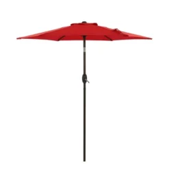 7.5' X 7.5' Outdoor Patio Umbrella With Button Tilt And Crank - Wellfor 34 7.5' X 7.5' Outdoor Patio Umbrella With Button Tilt And Crank - Wellfor -Garden Promotional Store GUEST 5bc46551 5c8a 43ff bb02 f58c2ddd5fea