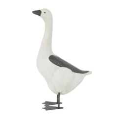 25" X 8" Magnesium Oxide French Country Duck Garden Sculpture White - Olivia & May -Garden Promotional Store GUEST 5d36336f 1a14 481f a1b9 9dc8010780ac