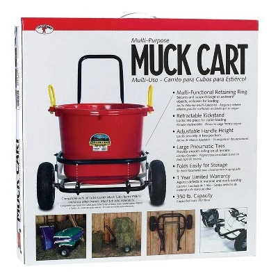 Miller Manufacturing Company CA500 Heavy Duty Multipurpose Muck Cart For 70 Quart Tubs, Black 4 Miller Manufacturing Company CA500 Heavy Duty Multipurpose Muck Cart For 70 Quart Tubs, Black - Image 2