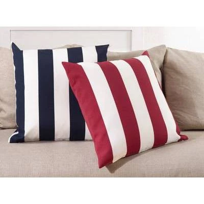 17"x17" Striped Poly Filled Indoor/Outdoor Accent Square Throw Pillow - Saro Lifestyle 4 17"x17" Striped Poly Filled Indoor/Outdoor Accent Square Throw Pillow - Saro Lifestyle - Image 2