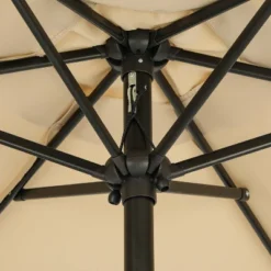 7.5' X 7.5' Bistro Market Patio Umbrella Champagne - Island Umbrella -Garden Promotional Store GUEST 5e67cafe 5329 4b92 965f d604dee07bd0