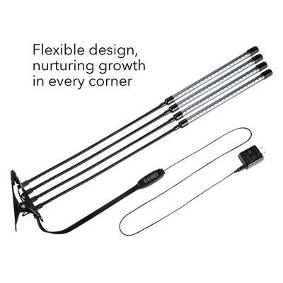 Dartwood LED Grow Lights For Indoor Plants With Red Blue Spectrum - Plant Grow Light With 9 Brightness Levels, Auto On Off Function (2 Pack) 7 Dartwood LED Grow Lights For Indoor Plants With Red Blue Spectrum - Plant Grow Light With 9 Brightness Levels, Auto On Off Function (2 Pack) - Image 5