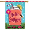 Briarwood Lane Welcome Summer Lemonade House Flag Mason Jar Ladyb 1 Briarwood Lane Welcome Summer Lemonade House Flag Mason Jar Ladyb -Garden Promotional Store GUEST 60783b03 7784 4c9b b8bb a78de93a6dbf