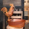 Park Hill Collection Folk Art Rooster Fountain -Garden Promotional Store GUEST 619f1ce3 b1a0 4817 89c0 1d72481ebd69