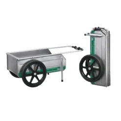 Tipke Manufacturing Company Foldit 2200 Do It All Portable Rust Resisting Aluminum Folding Utility Cart, 330 Lb Capacity, Green Stripe (2 Pack) -Garden Promotional Store GUEST 61cacd05 8160 438b ba31 5c68bf5665f6