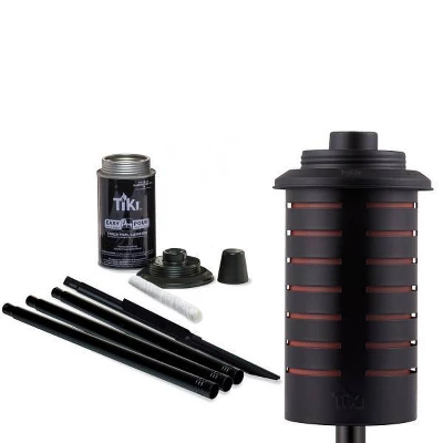 2pk Metal StepNStall Outdoor Torches - TIKI 9 2pk Metal StepNStall Outdoor Torches - TIKI - Image 7