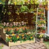 Costway 3-Tier Raised Garden Bed Wood Planter Kit For Flower Vegetable Herb 48x 48x 22in 2 Costway 3-Tier Raised Garden Bed Wood Planter Kit For Flower Vegetable Herb 48x 48x 22in -Garden Promotional Store GUEST 627af10a de4e 457b a0c6 b76308374868