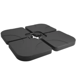 150lbs Square Patio Umbrella Base Weights Gray - CorLiving -Garden Promotional Store GUEST 628ea36c f204 4f6e a153 e85b4d5ee7f3