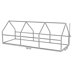 Gardenised Green Outdoor Waterproof Portable Plant Greenhouse With 2 Clear Zippered Windows 15 Gardenised Green Outdoor Waterproof Portable Plant Greenhouse With 2 Clear Zippered Windows -Garden Promotional Store GUEST 62aaff6b 3e6c 420a 8a0e 0a2160a6f801