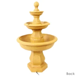 Sunnydaze Decor Sunnydaze 40"H Electric Fiberglass And Resin 3-Tier Tropical Style Outdoor Water Fountain -Garden Promotional Store GUEST 62b2887a cda2 4d74 81c7 e7196eda319d