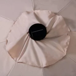 10' X 10' Patio LED Solar Umbrella With Tilt And Crank - Wellfor -Garden Promotional Store GUEST 64c6520a 8366 42ed 9d90 b9abd2a21cca