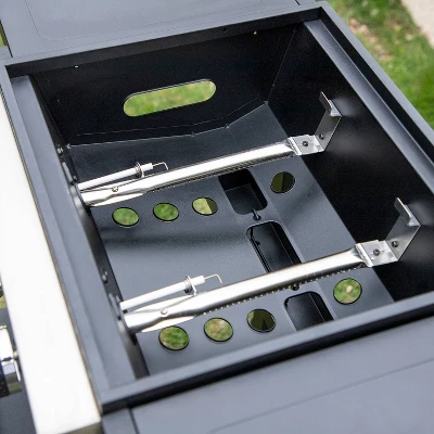 Captiva Designs E02GR010 2-Burner Propane Gas Flat Top Grill And Griddle - Black 10 Captiva Designs E02GR010 2-Burner Propane Gas Flat Top Grill And Griddle - Black - Image 8