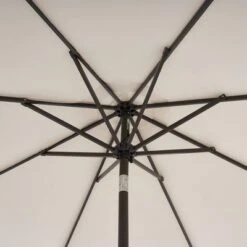 9' X 9' UV Protected Patio Umbrella With Crank And Push Button Tilt Beige - Wellfor -Garden Promotional Store GUEST 693f3e05 1c18 4afc 9599 ad0e8aea4921