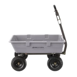 Gorilla Carts 800 Pound Capacity Heavy Duty Poly Yard Garden Steel Dump Utility Wheelbarrow Wagon Cart With 2 In 1 Towing ATV Handle, Gray 9 Gorilla Carts 800 Pound Capacity Heavy Duty Poly Yard Garden Steel Dump Utility Wheelbarrow Wagon Cart With 2 In 1 Towing ATV Handle, Gray -Garden Promotional Store GUEST 695e6548 c791 4481 9af3 2cda5bbef411