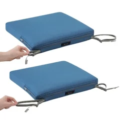 Ravenna Water-Resistant Patio Seat Cushion - Classic Accessories -Garden Promotional Store GUEST 699ab2ee 86bb 4762 bf4d ab26bc297e0f