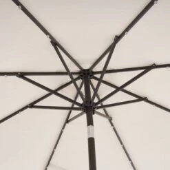 9' X 9' Solar LED Patio Umbrella With Tilt Adjustment And Crank Lift Beige - Wellfor 18 9' X 9' Solar LED Patio Umbrella With Tilt Adjustment And Crank Lift Beige - Wellfor -Garden Promotional Store GUEST 6a5e66ee 1331 429e acf3 ce2840267db6