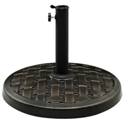 Rashida Round Lattice Weave Umbrella Stand - Saracina Home -Garden Promotional Store GUEST 6aa57438 82f0 4c13 8291 dce7d57489a6