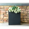 Rosemead Home & Garden, Inc. 9" Wide Kante Lightweight Modern Rectangular Concrete Outdoor Planter Pot Charcoal -Garden Promotional Store GUEST 6c5cf899 b2c1 4b51 939c 9223db9f0356