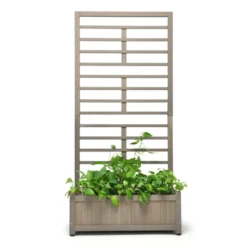Tangkula 68" Wood Planter Box With Trellis Plant Raised Bed For Flower Climbing For Garden Balcony Patio Yard -Garden Promotional Store GUEST 6f83e9a1 9f29 48ac 9ab5 486ca163fa2b