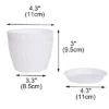 Unique Bargains Plastic Balcony Garden Office Hotel Barrel Shape Plant Flower Pot Holder With Tray -Garden Promotional Store GUEST 7129b288 31af 42ae bf84 96bd5e6add30