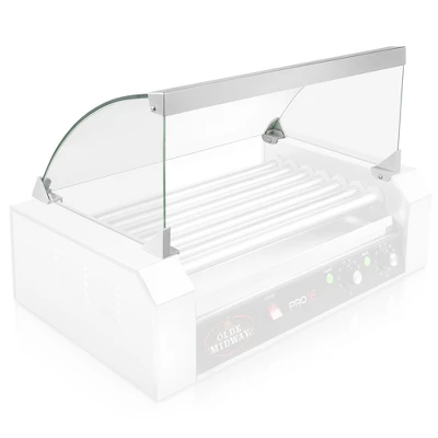 Olde Midway Glass Replacement Cover ONLY For PRO18 Hot Dog 7 Roller Grill Cooker Machine 3 Olde Midway Glass Replacement Cover ONLY For PRO18 Hot Dog 7 Roller Grill Cooker Machine
