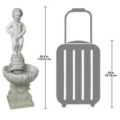 Design Toscano The Peeing Boy Of Brussels Sculptural Fountain With Plinth Base 12 Design Toscano The Peeing Boy Of Brussels Sculptural Fountain With Plinth Base -Garden Promotional Store GUEST 72baf261 1b20 48c8 97b3 888b6bb6a0da