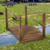 Outsunny 4.7' Garden Bridge, Arc Wood Footbridge, Decorative Pond Bridge With Side Rails 1 Outsunny 4.7' Garden Bridge, Arc Wood Footbridge, Decorative Pond Bridge With Side Rails -Garden Promotional Store GUEST 736e951f b4a5 4389 b908 37a3fcb2de17