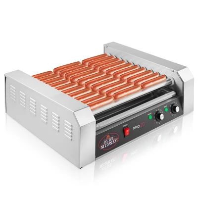 Olde Midway Electric Hot Dog Roller Grill Cooker, Commercial Grade Machine 12 Olde Midway Electric Hot Dog Roller Grill Cooker, Commercial Grade Machine - Image 10