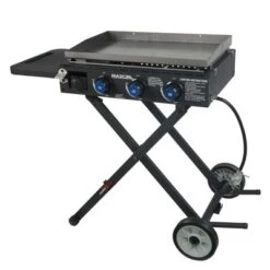Razor Griddle Portable 3-Burner 30,000 BTU Gas Flattop Grill & Griddle Combo With 25" X 16" Cooking Surface Area, Foldable Cart & Side Shelf, Black 9 Razor Griddle Portable 3-Burner 30,000 BTU Gas Flattop Grill & Griddle Combo With 25" X 16" Cooking Surface Area, Foldable Cart & Side Shelf, Black -Garden Promotional Store GUEST 76e74c2b aa2e 4fe2 b27f c74ddeeb8c6c