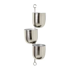 Set Of 3 12" Contemporary Indoor/Outdoor Metal Hanging Wall Planter Rack - Olivia & May 12 Set Of 3 12" Contemporary Indoor/Outdoor Metal Hanging Wall Planter Rack - Olivia & May -Garden Promotional Store GUEST 7769f229 0873 4418 81ce 6888f6d6e686