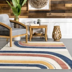 NuLOOM Katina Abstract Rainbow Indoor/Outdoor Patio Area Rug -Garden Promotional Store GUEST 77d548fe 2375 4f86 934e 15c39c892725