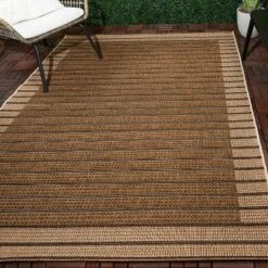 Hickory Square Outdoor Rug Tan - Smith & Hawken™