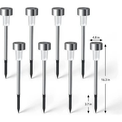 Dartwood Solar Pathway LED Lights - Outdoor Solar Lights For Your Yard, Pathway, Lawn, Patio, Or Driveway (20 Pack , Black) 8 Dartwood Solar Pathway LED Lights - Outdoor Solar Lights For Your Yard, Pathway, Lawn, Patio, Or Driveway (20 Pack , Black) - Image 6