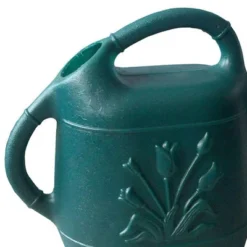 Union Products 63065 Indoor Outdoor 2 Gallon Plant Watering Can W/ Tulip Design & 2 Handles For Garden, Potted Plants, And Patio Pots, Green (2 Pack) -Garden Promotional Store GUEST 796fa15b d3bf 4763 8cf0 4c71d99a0eb4