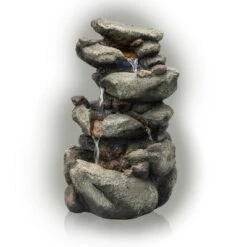 Rainforest Rock Fountain With LED Light - Alpine Corporation -Garden Promotional Store GUEST 79cec4c1 018b 4827 a784 9d61ab753021