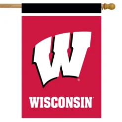 Briarwood Lane Wisconsin Badgers House Flag NCAA Licensed 28" X 40"