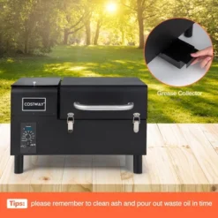 Costway Electric Wood Pellet Grill And Smoker Tabletop W/ Temperature Probe -Garden Promotional Store GUEST 7b917474 5360 46c5 b839 e2dcf6f42a87