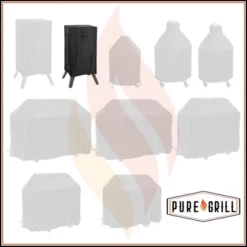 Pure Grill 30-inch Smoker BBQ Grill Cover For Electric Vertical Smokers, Universal Fit Cover 19" X 17" X 30" -Garden Promotional Store GUEST 7c8f433c f2f7 4571 905d 1d3ac32c6fac