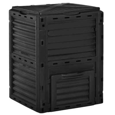 Outsunny Garden Compost Bin 80 Gallon Outdoor Large Capacity Composter Fast Create Fertile Soil Aerating Box, Easy Assembly 9 Outsunny Garden Compost Bin 80 Gallon Outdoor Large Capacity Composter Fast Create Fertile Soil Aerating Box, Easy Assembly - Image 7