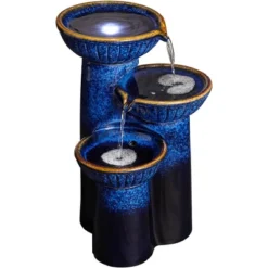 John Timberland Modern Outdoor Floor Water Fountain With Light LED 26 3/4" High Cascading Bowls For Yard Garden Patio Deck 13 John Timberland Modern Outdoor Floor Water Fountain With Light LED 26 3/4" High Cascading Bowls For Yard Garden Patio Deck -Garden Promotional Store GUEST 7cfc7a8a a282 4f2a a75b 8911d7aa2a12