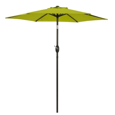 7.5' X 7.5' Outdoor Patio Umbrella With Button Tilt And Crank - Wellfor 20 7.5' X 7.5' Outdoor Patio Umbrella With Button Tilt And Crank - Wellfor - Image 18
