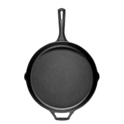 Bruntmor 12'' Black Pre-seasoned Cast Iron Frying Pan With Easy Draining - Black -Garden Promotional Store GUEST 7eadb02c c4bf 4e75 a17f 2b986fd79bd5
